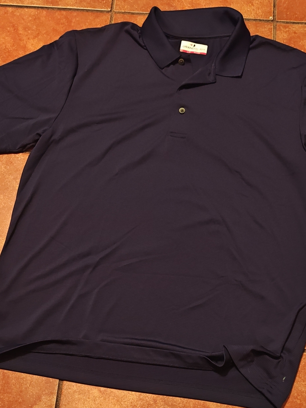 Grand Slam Navy Short Sleeve Polo